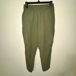 All in Motion Men's Cargo Jogger Pants in Olive Green